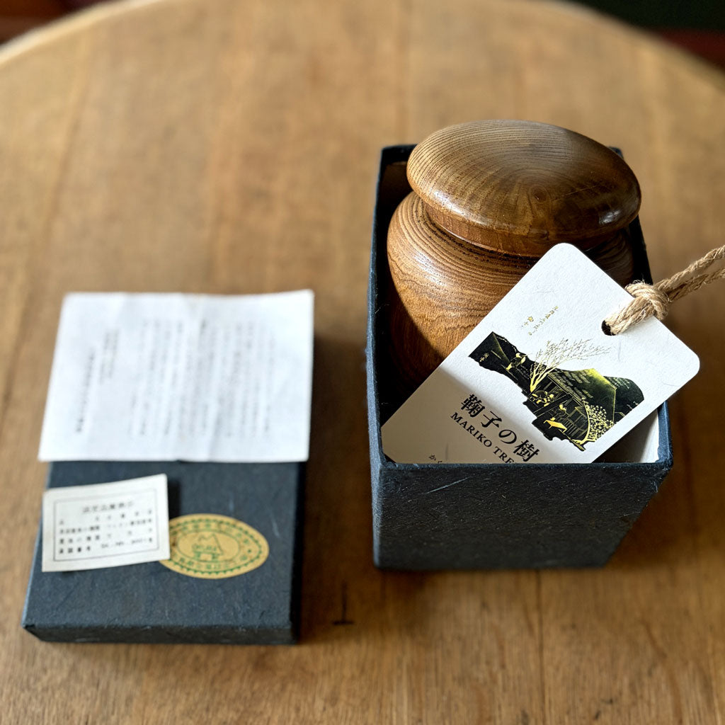 鞠子の樹|旅の茶筒 ― 木曽のヤマグワ ―荷姿