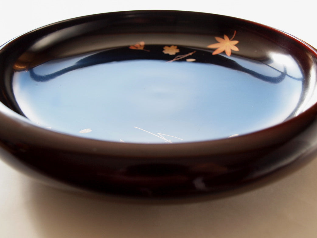 菓子器 春秋蒔絵菓子器
