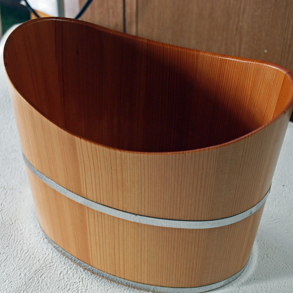 ワインクーラー・ひのき・無垢木製・漆器