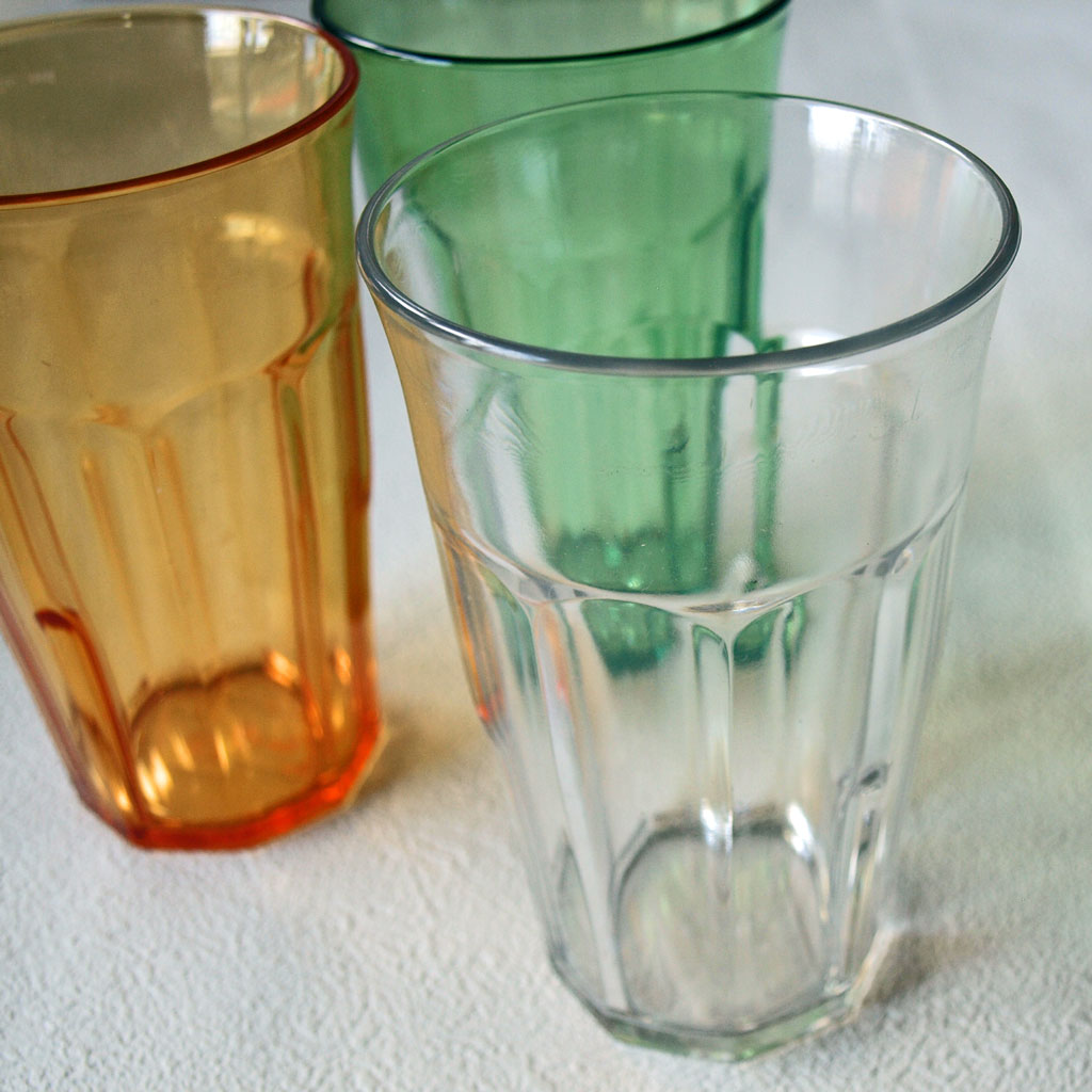タンブラー・グラス・合成樹脂トライタン・3色set・割れないグラス