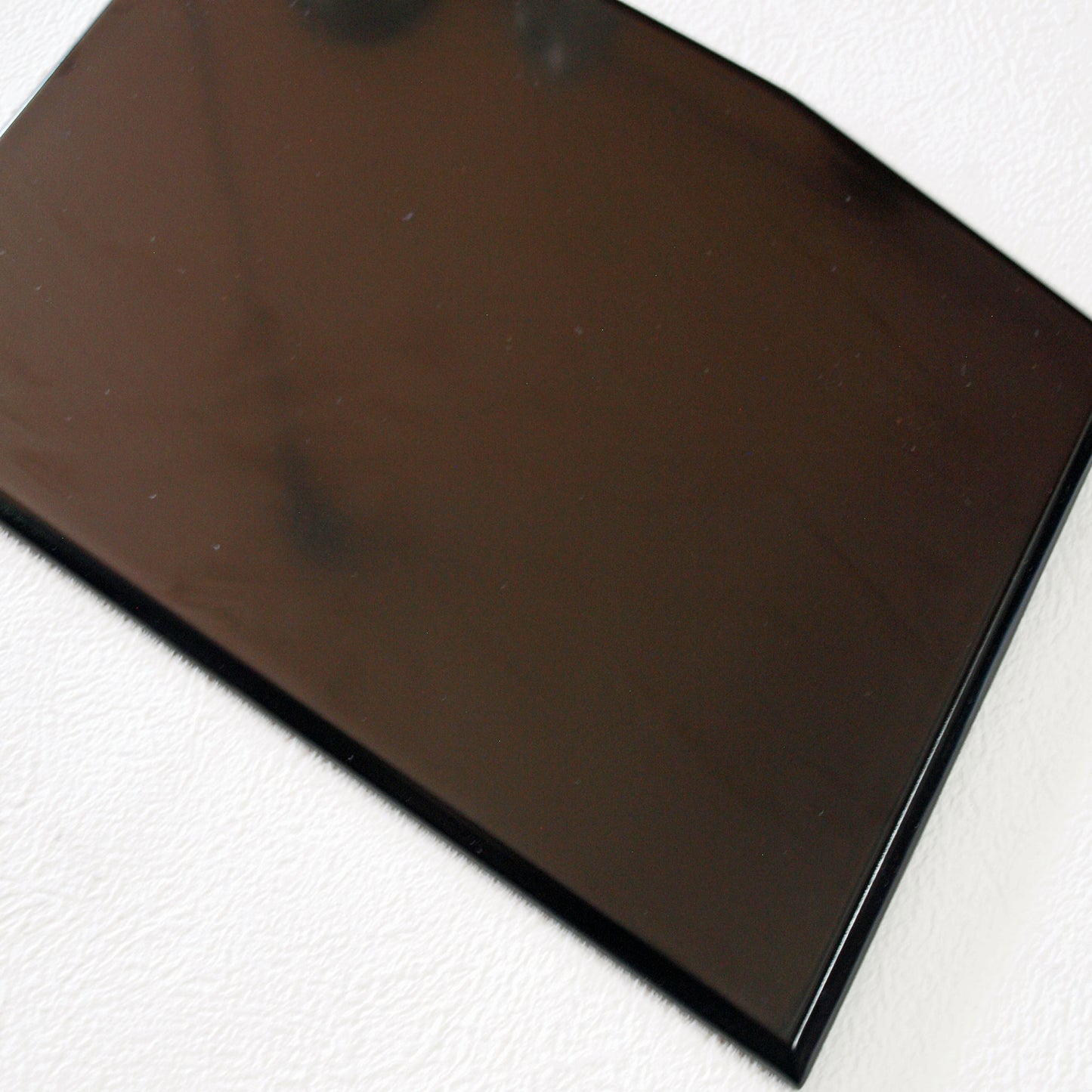 Folding serving plate, folding tray, black wooden lacquerware, Echizen lacquerware